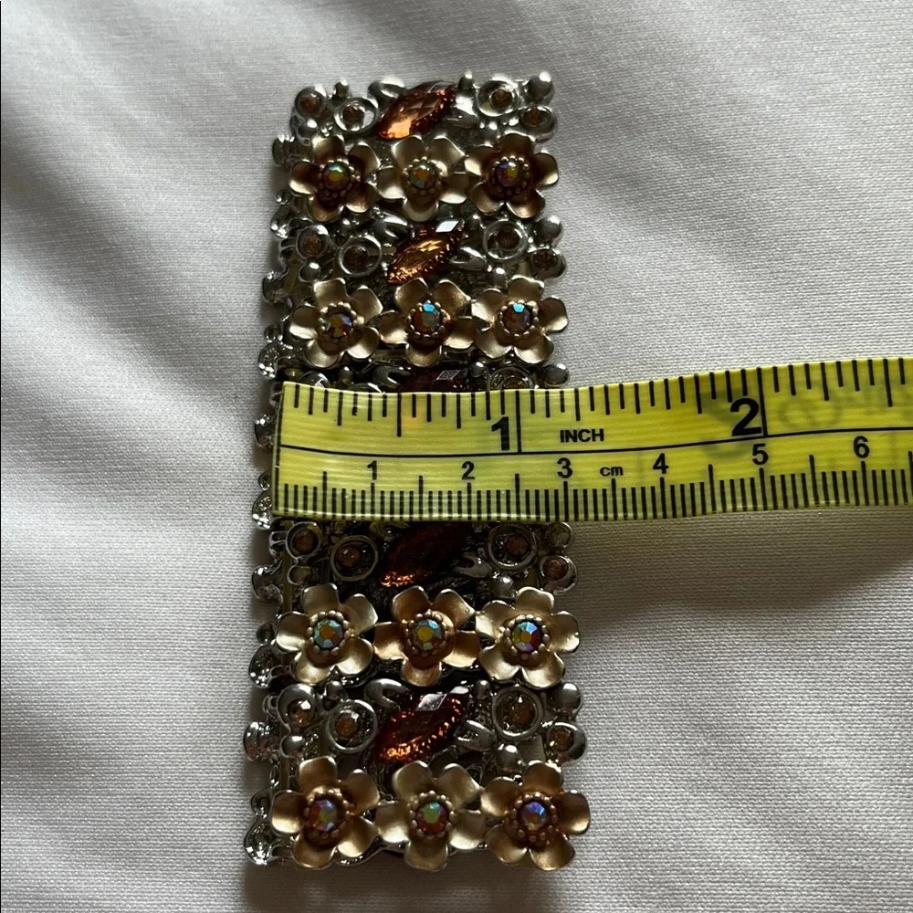 Premier Designs “Floral Affair” stretch bracelet. Cuff style.